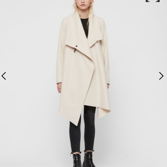 All Saints Jackets & Blazers - All Saints City Monument Draped Coat